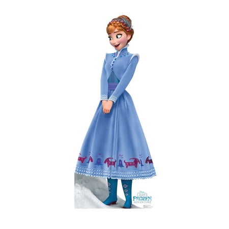 Anna (Disney's Olaf's Frozen Adventure) Cardboard Stand-Up, 5ft
