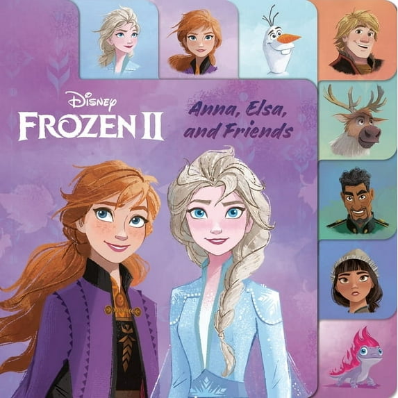 Anna, Elsa, and Friends (Disney Frozen 2), (Board Book)
