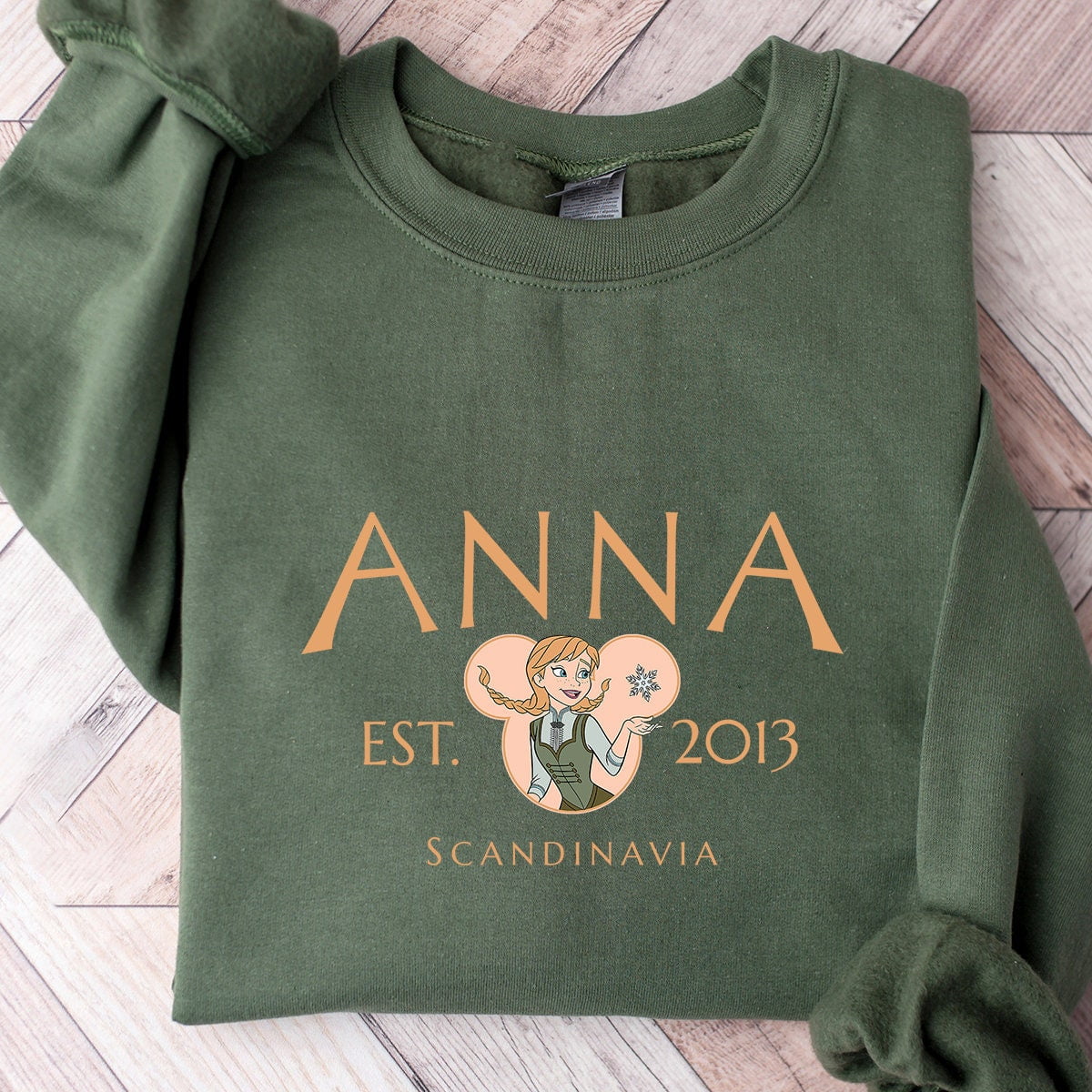 Anna Est 2013 Sweatshirt, Magic Kingdom Frozen Elsa Wo Sweatshirt, Frozen Sweatshirt, Frozen