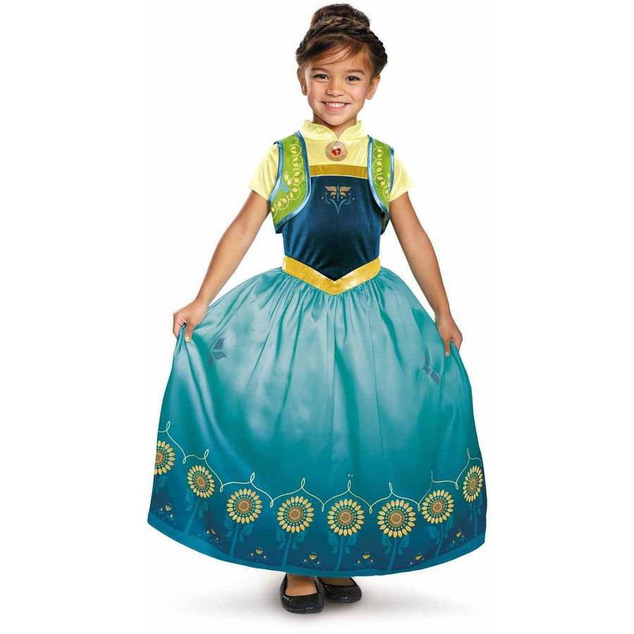 Anna Frozen Fever Deluxe Child Halloween Costume - Walmart.com