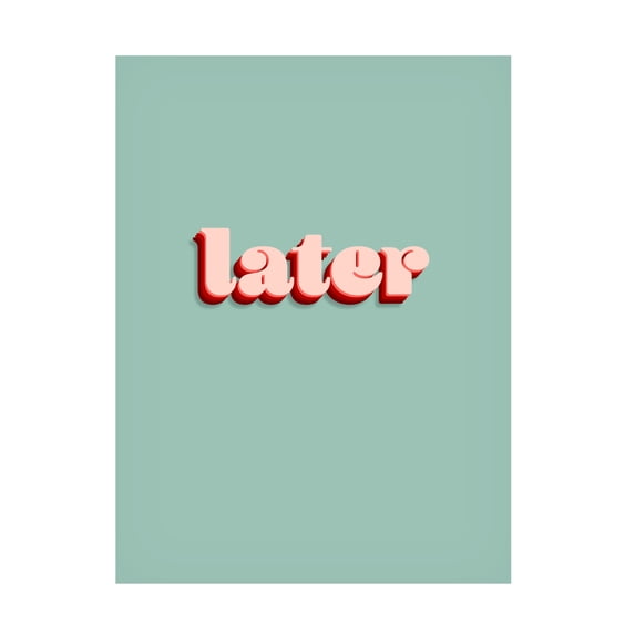 Anna Hambly 'Slang III' Canvas Art