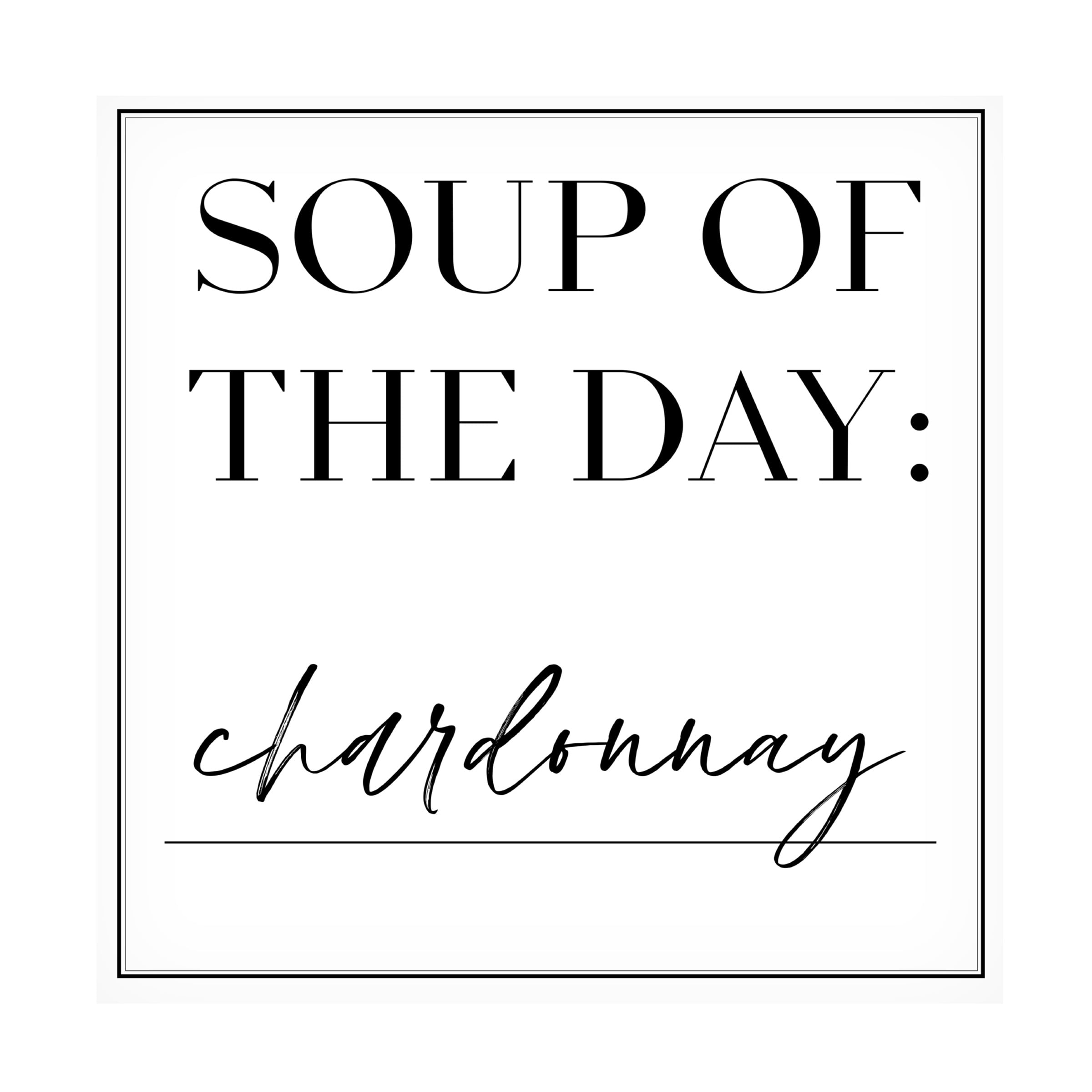 Anna Hambly 'Soup du Jour V' Canvas Art