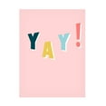 thumbnail image 1 of Anna Hambly 'YAY' Canvas Art, 1 of 3
