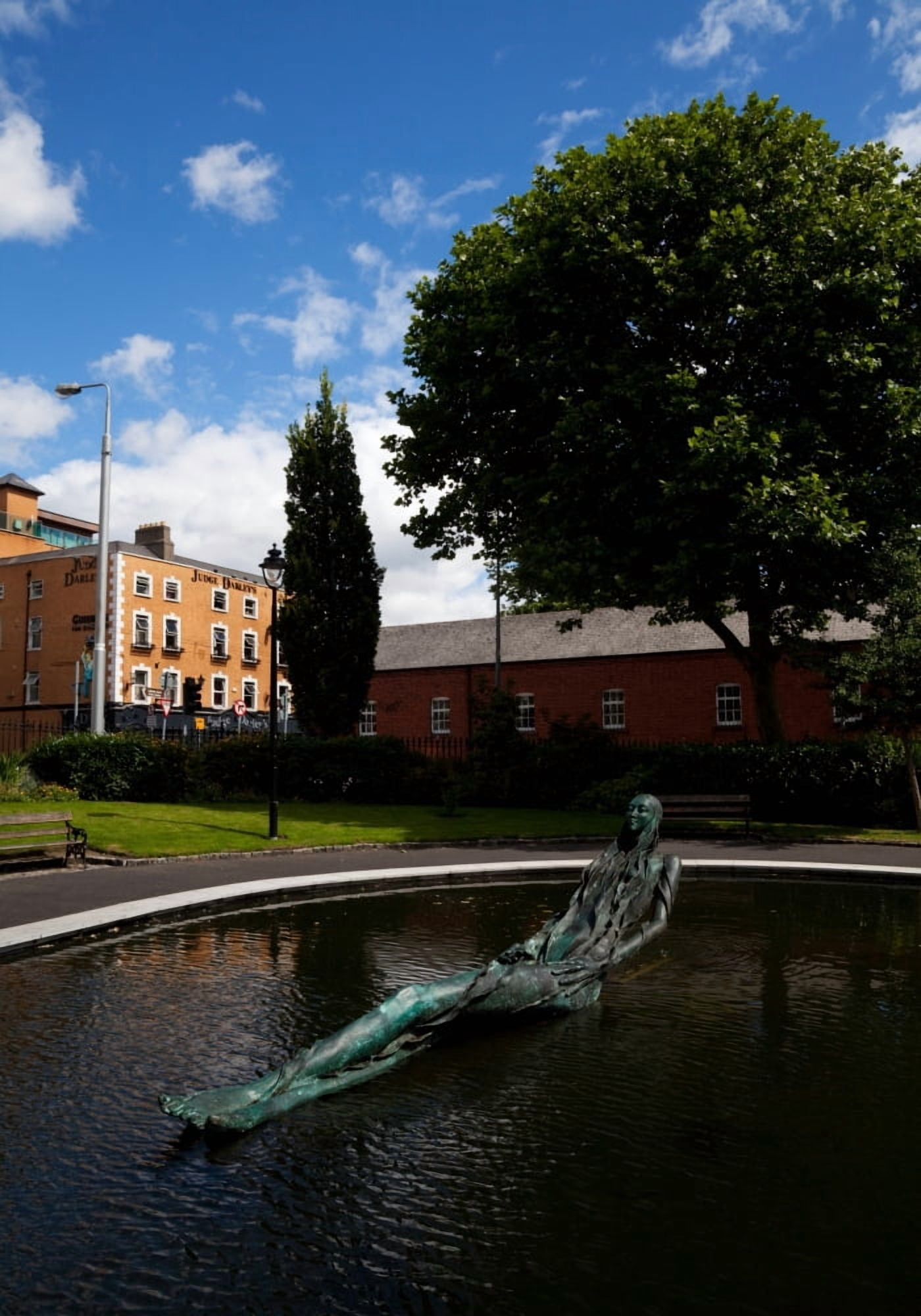 Anna Livia sculpture in the Croppie Memorial Park Near Collins Barracks Museum Dublin City Ireland Canvas Art - Panoramic Images (9 x 27)