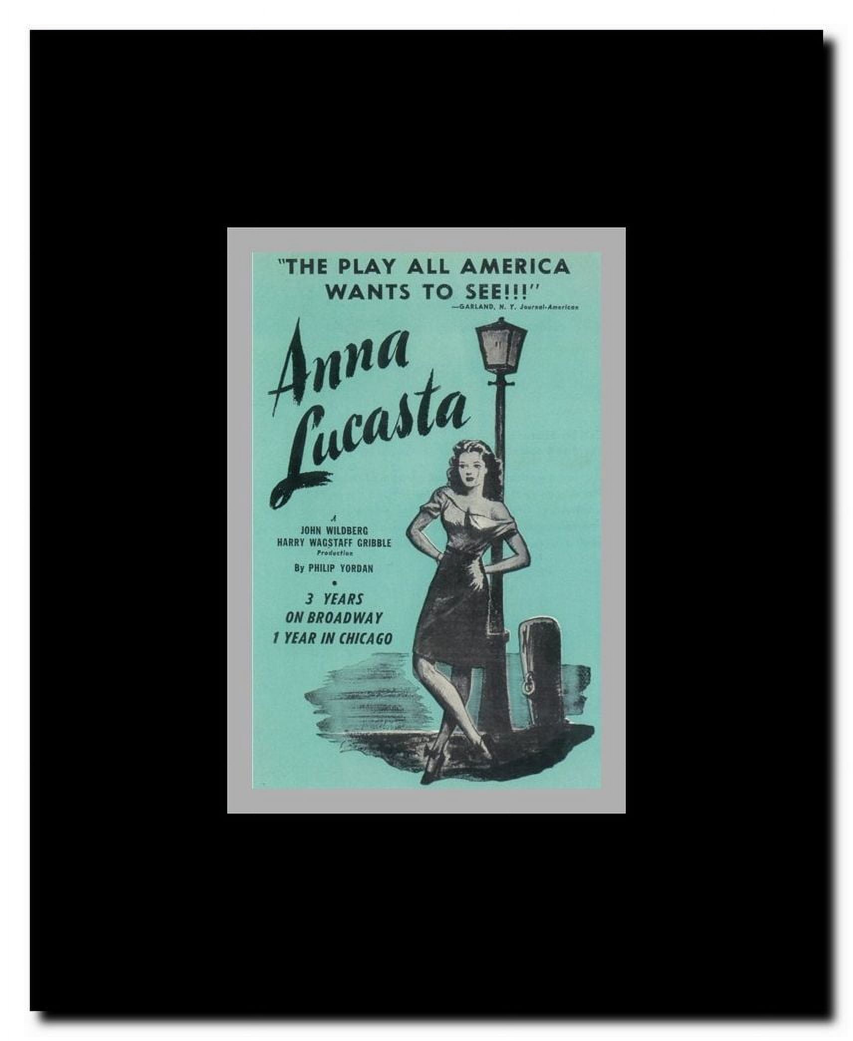 Anna Lucasta (Broadway) Framed Movie Poster