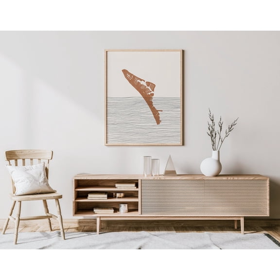 Anna Maria Island Florida Map Wall Art Decor Unframed Paper Print