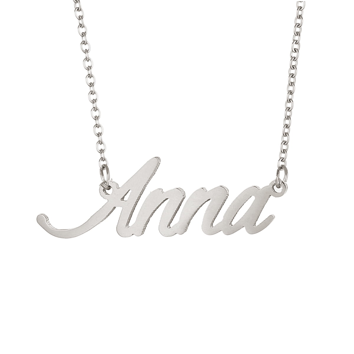 Anna name necklace deals