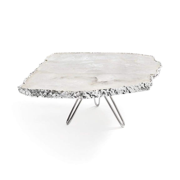 Anna New York Torta Cake Stand: Crystal Silver