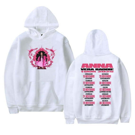 Anna Pepe Vera Baddie Tour 2025 Merch Hoodies Women Men Casual Long Sleeve Sweatshirt Clothes