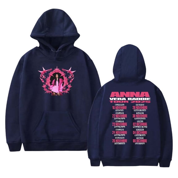 Anna Pepe Vera Baddie Tour 2025 Merch Hoodies Women Men Casual Long Sleeve Sweatshirt Clothes