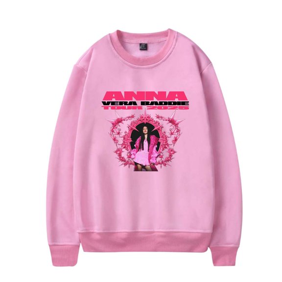 Anna Pepe Vera Baddie Tour 2025 Sweatshirt Women Men Casual Crewneck Long Sleeve Pullover Clothes