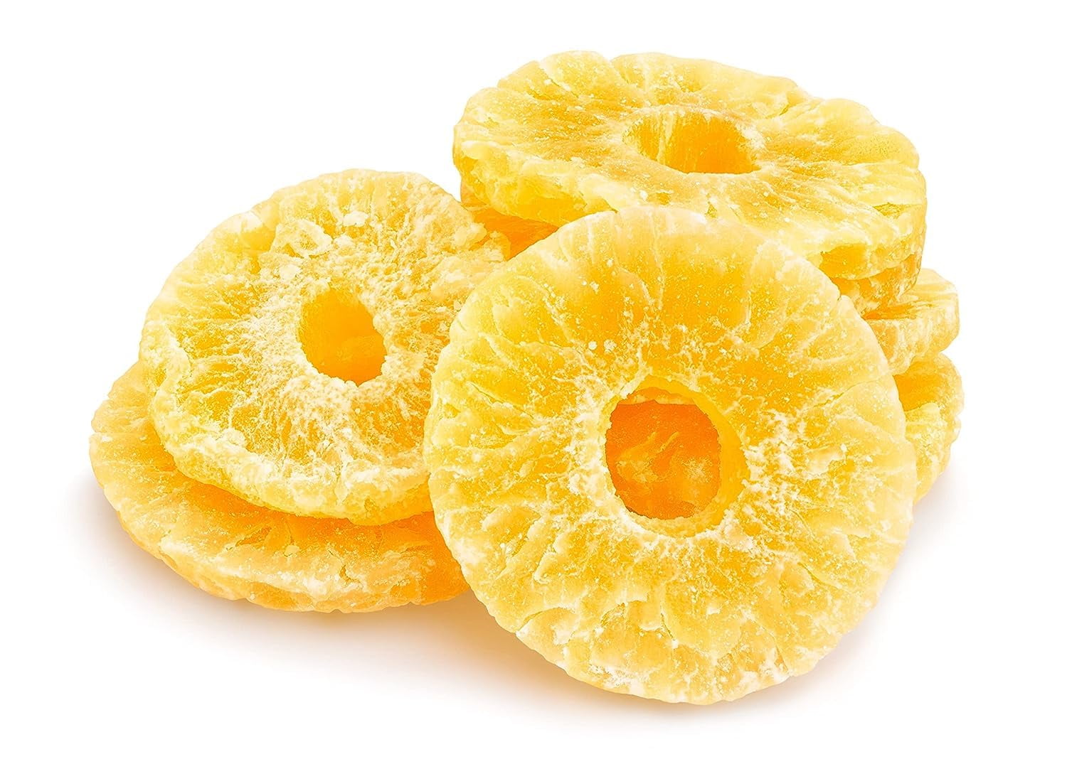 Anna and Sarah Dehydrated MSF2 Pineapple Ring Slice 32 Oz, Low Sugar