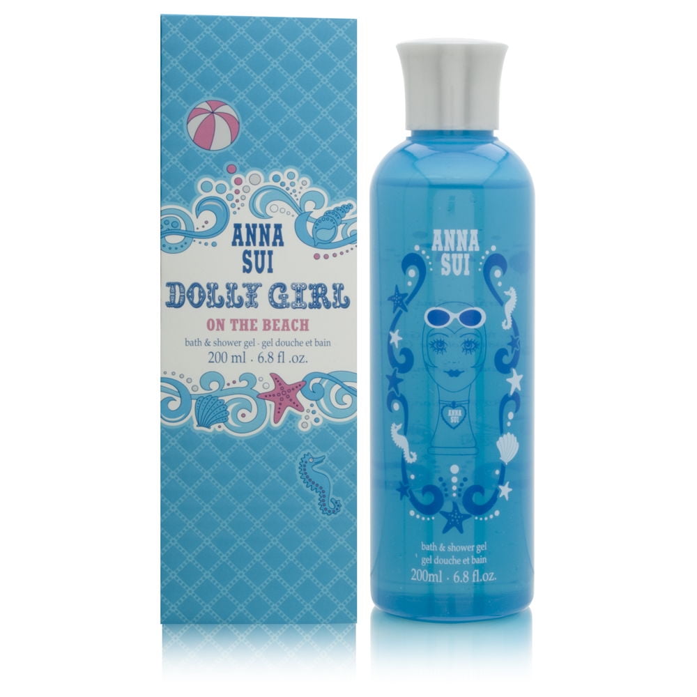 Anna Sui Dolly Girl On The Beach for Women 6.8 oz Bath Shower
