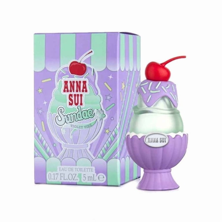 Anna Sui Ladies Sundae Violet Vibe EDT 0.17 oz Fragrances
