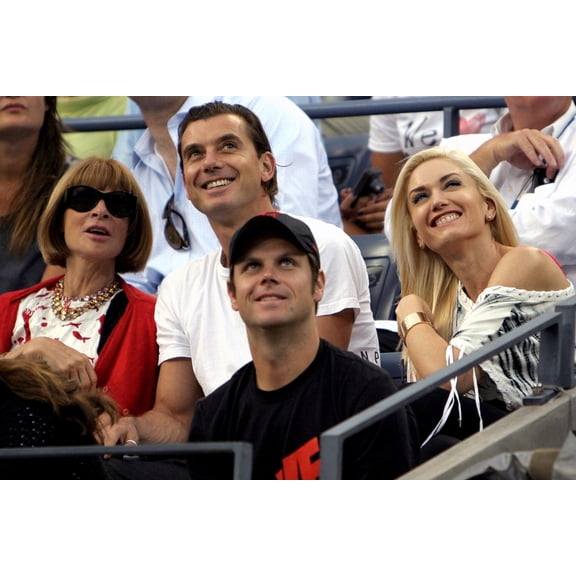 Anna Wintour Gavin Rossdale Gwen Stefani In Attendance For Us Open 2009 Tennis Tournament - Sun Usta Billie Jean King