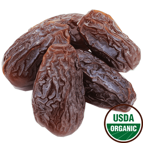Anna and Sarah Organic Medjool Dates, 5 Pound Bag, No Sugar Added Natural Dried Dates in Resealable Bag, 5 Lbs