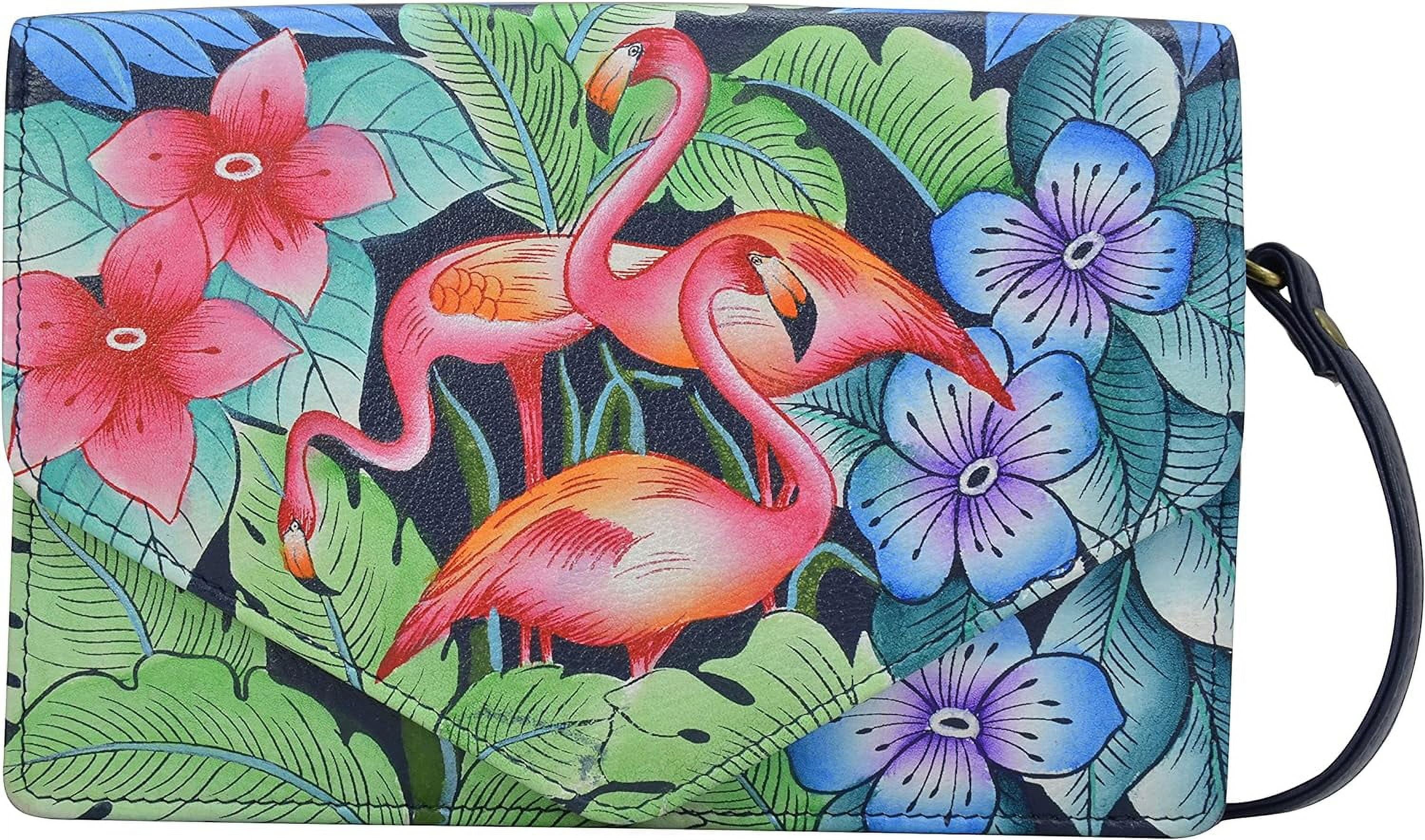 Anuschka flamingo online purse