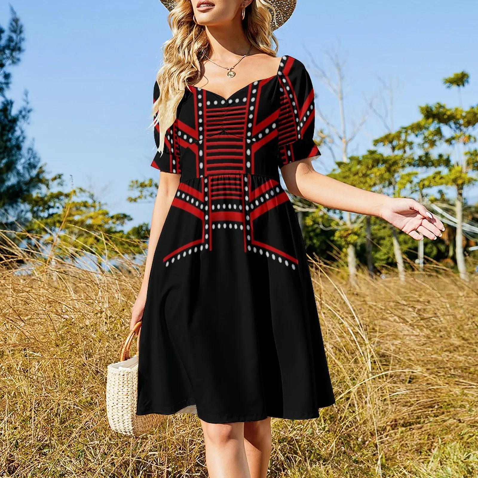 anna will wear a black dress ANNA MIDI DRESS