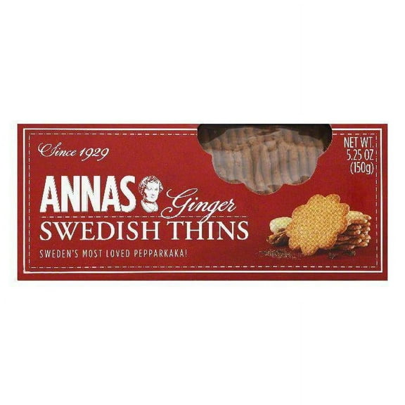 Anna's ginger thins cookies, 5.25 oz (pack of 12)