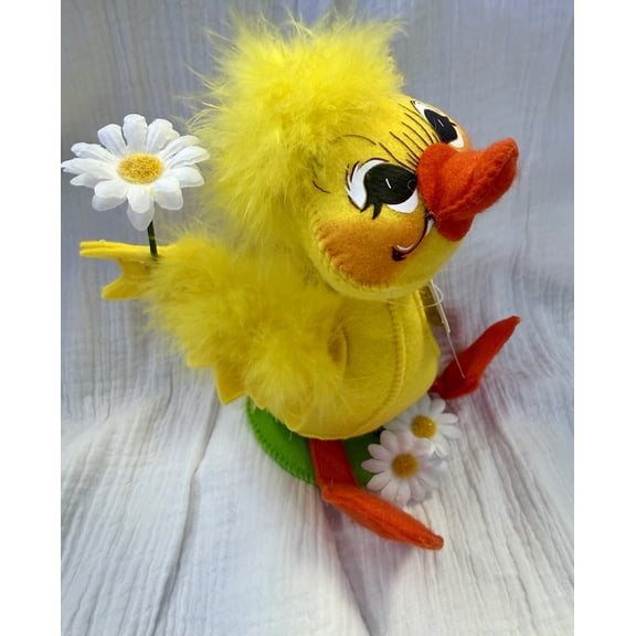 AnnaLee 8" Duck With Daisies