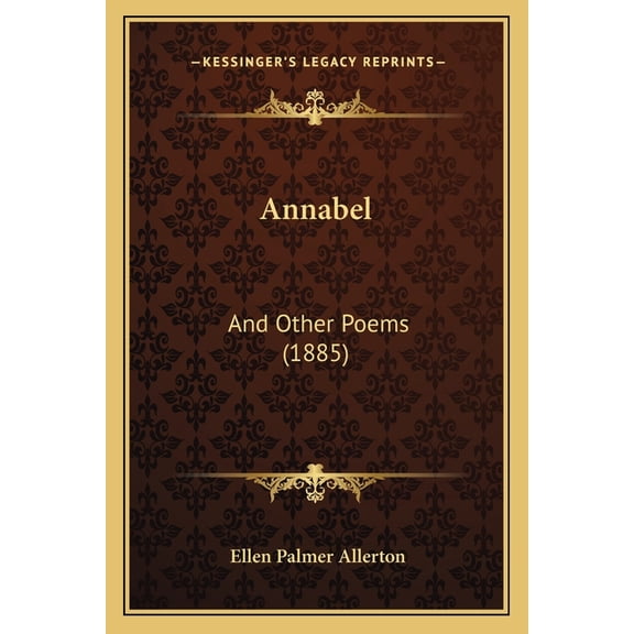 Annabel : And Other Poems (1885) (Paperback)