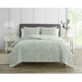 thumbnail image 1 of Annabella Floral Desert Sage Soft Matelasse Jacquard Quilt Set - Twin, 1 of 5