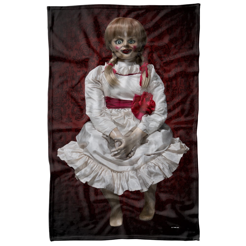 Annabelle 3 Blanket, 36'x58' Doll Poster Fleece Blanket