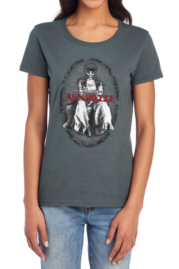 Annabelle Annabelle Women's T Shirt, Charcoal, Large