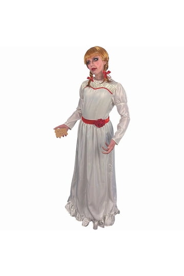 glitter for dinner annabelle doll dress 25-Inch Annabelle Doll Animatronic Decoration