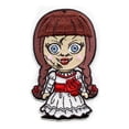 thumbnail image 1 of Annabelle Evil Possessed Doll Patch Horror Classic Conjuring Embroidered Iron On, 1 of 2