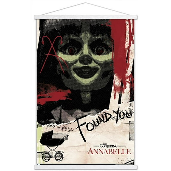 Annabelle - Found You Wall Poster with Magnetic Frame, 22.375" x 34"