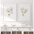 Picture of Annabelle Hydrangea Minimalist White Flowers Baby Girl Nursery Wall Art ...