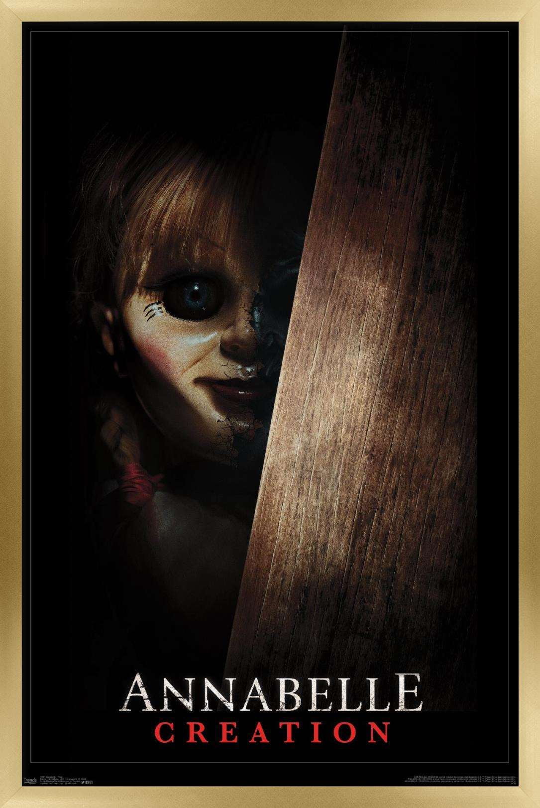 Annabelle - Peek Wall Poster, 22.375" x 34", Framed
