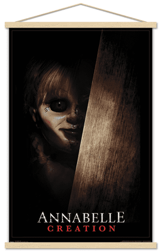 Annabelle - Peek Wall Poster with Wooden Magnetic Frame, 22.375" x 34"