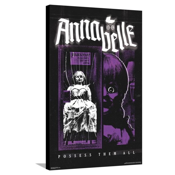 Annabelle - Possess Them All Canvas Wall Poster, 22.375" x 34"
