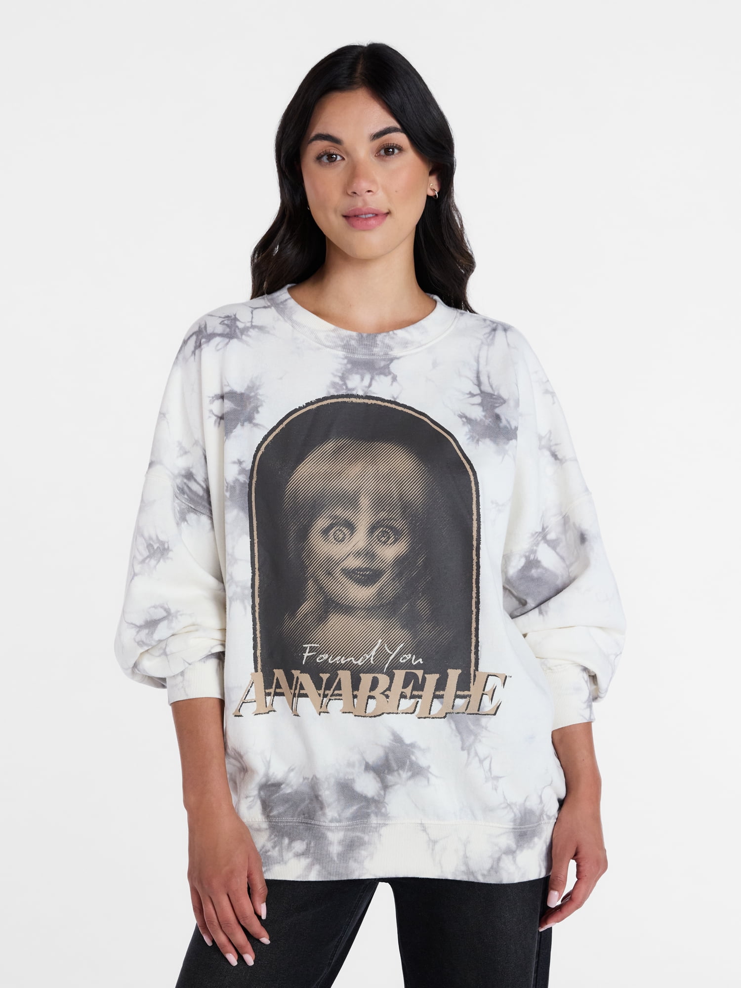 Annabelle Women’s Halloween Sweatshirt, Sizes XXS-XXL