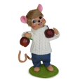 thumbnail image 1 of Annalee Apple Orchard Mouse, 8 inch Collectible Figurine, 1 of 4