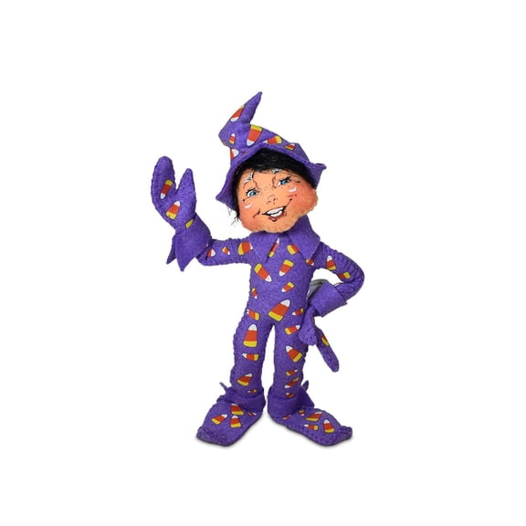 Annalee Candy Corn Elf, 5in Collectible Figurine