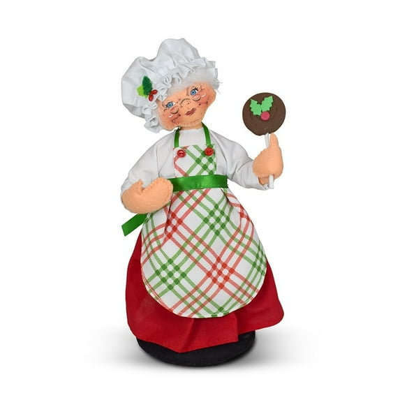 Annalee Christmas Candy Mrs. Santa, 9in Collectible Figurine
