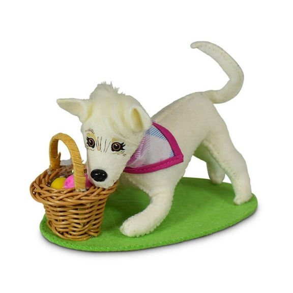 Annalee Dolls 2023 Spring 5in Easter Egg Hunting Dog Plush New with Tag