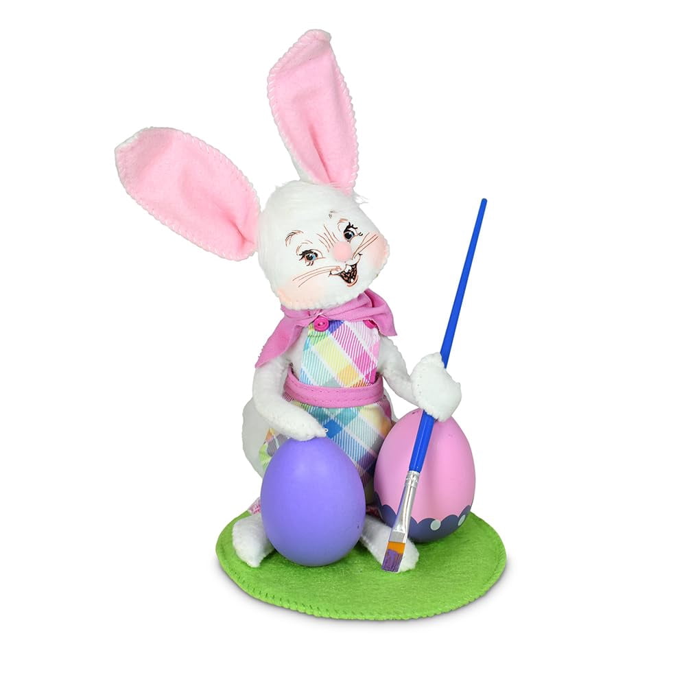 Annalee Dolls 2023 Spring 6in Easter Artist Bunny Plush New with Tag