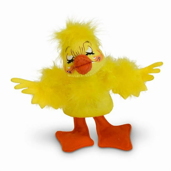 Annalee Dolls 6in 2018 Fluffy Yellow Duck Plush New with Tags