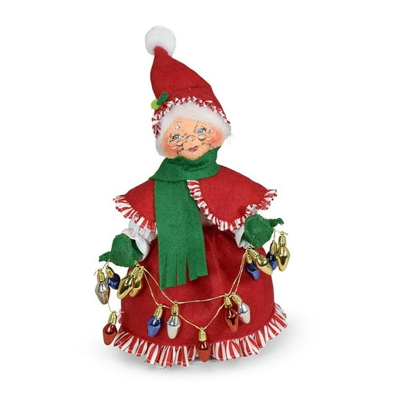 Annalee Jolly Mrs. Santa, 9 inch Collectible Figurine