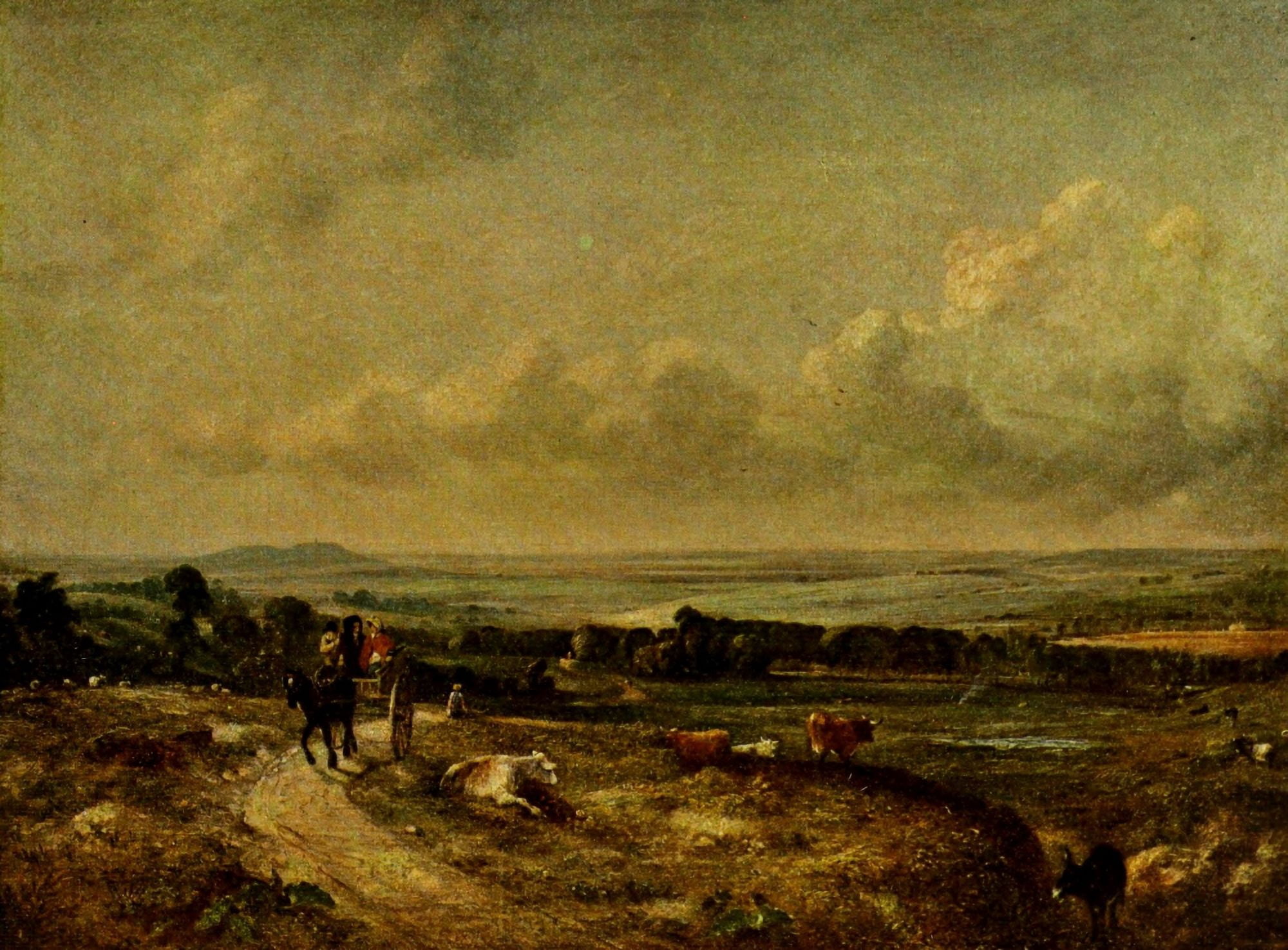 Annals of Hampstead 1906 Hampstead Heath 1 Canvas Art - John Constable (24 x 36)