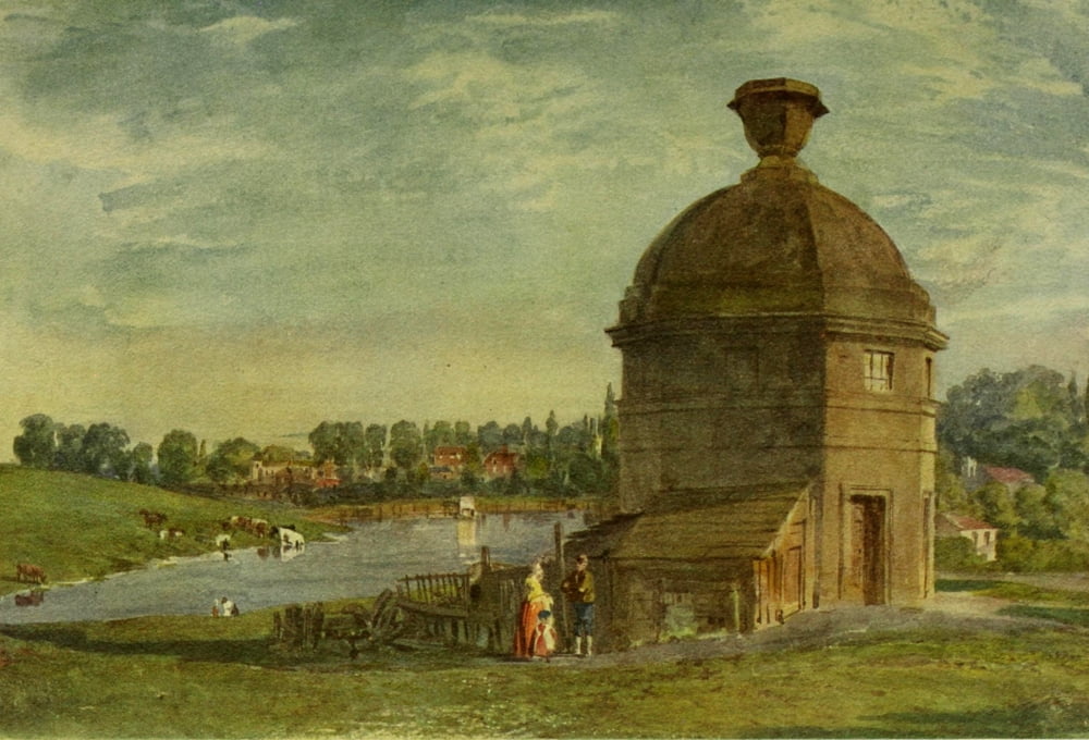 Annals of Hampstead 1906 Old engine house Canvas Art - Unknown (24 x 36)