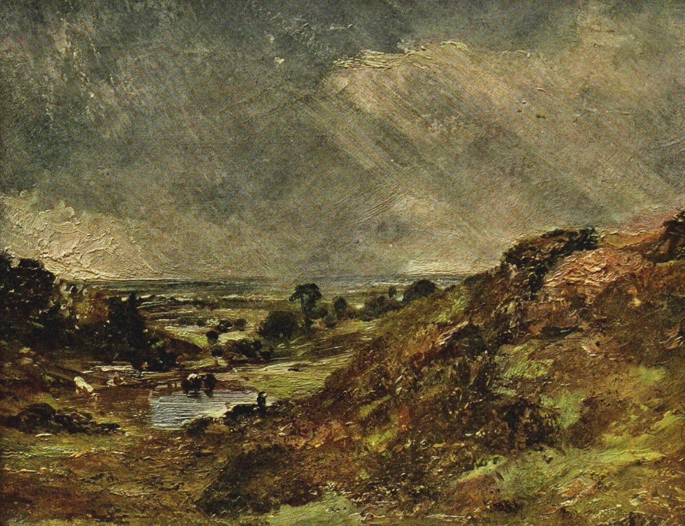 Annals of Hampstead 1906 View at Hampstead Heath Canvas Art - John Constable (18 x 24)