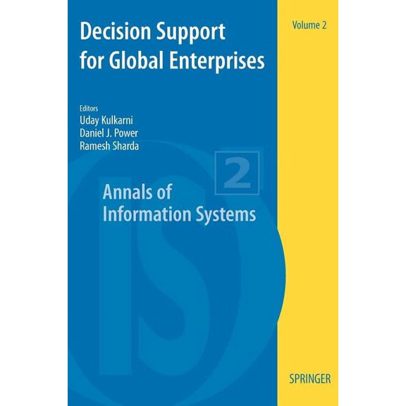 Annals of Information Systems Decision Support for Global Enterprises, Book 2, (Paperback)