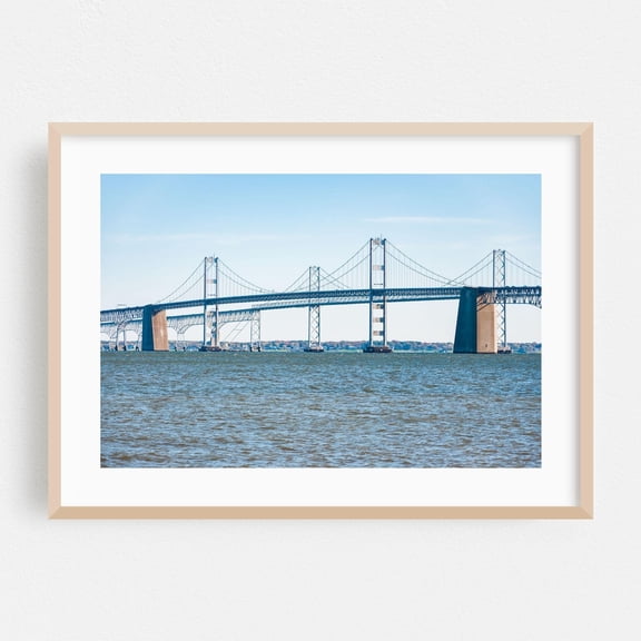 Annapolis Maryland Bridge Water Architecture Poster Unframed Paper Print