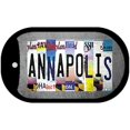 thumbnail image 1 of Annapolis Strip Art Novelty Metal Dog Tag Necklace 2" x 1" Dog Tag (DT), 1 of 1