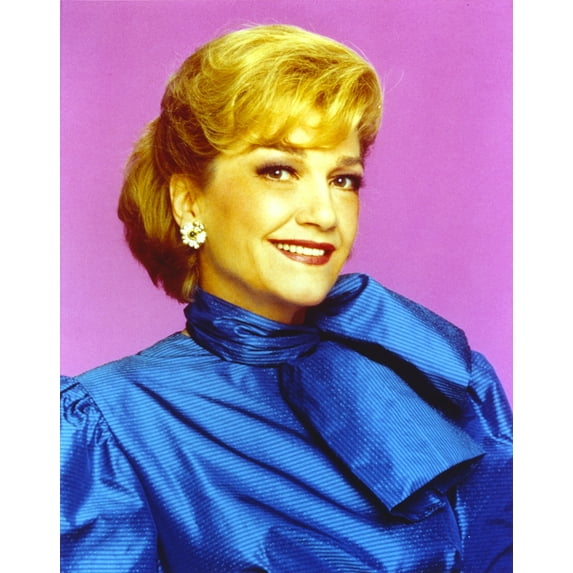 Anne Baxter Portrait in Blue Dress Photo Print (8 x 10)